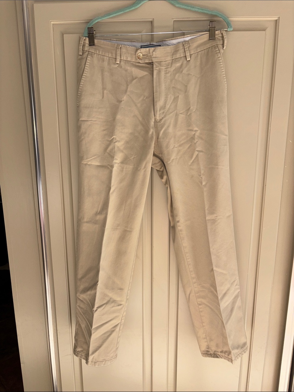 Peter Millar Classic Men's Khaki Chino Pants - Neutral Beige